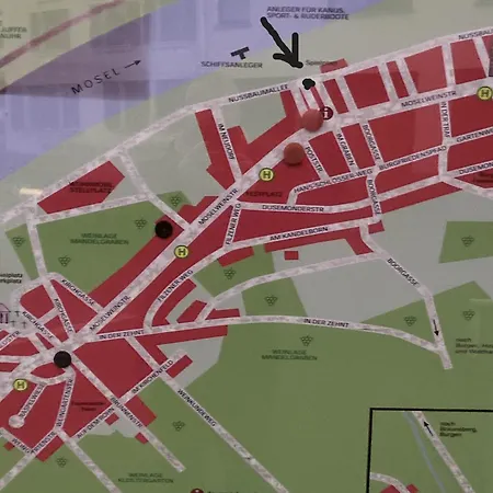 公寓 Fewomo Exclusives Moselappartment, Boots Slipanlage, Moselradweg, Zentral, 5 Gaeste