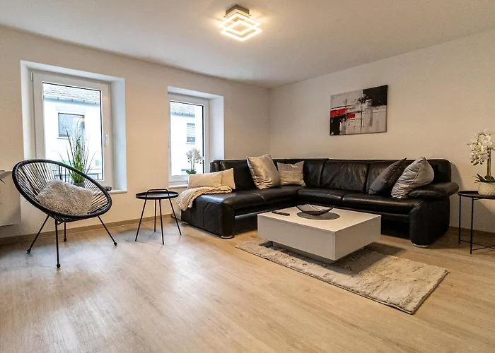 公寓 Fewomo Exclusives Moselappartment, Boots Slipanlage, Moselradweg, Zentral, 5 Gaeste