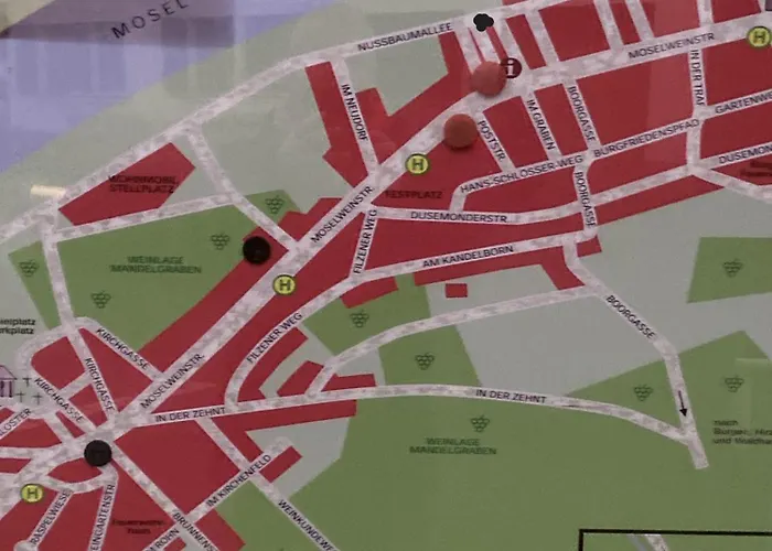 Apartmán Fewomo Exclusives Moselappartment, Boots Slipanlage, Moselradweg, Zentral, 5 Gaeste